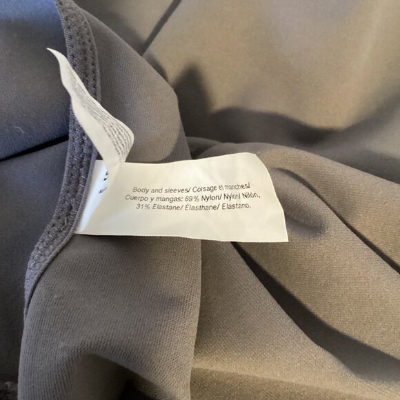 Sweet Nothings Round Neck Gray Color Cap Sleeve  Shapeware Top Size M NWOT - Picture 6 of 8